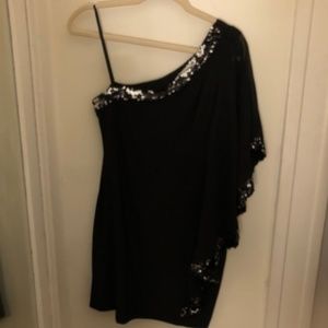 Sparkly Black Cocktail Dress